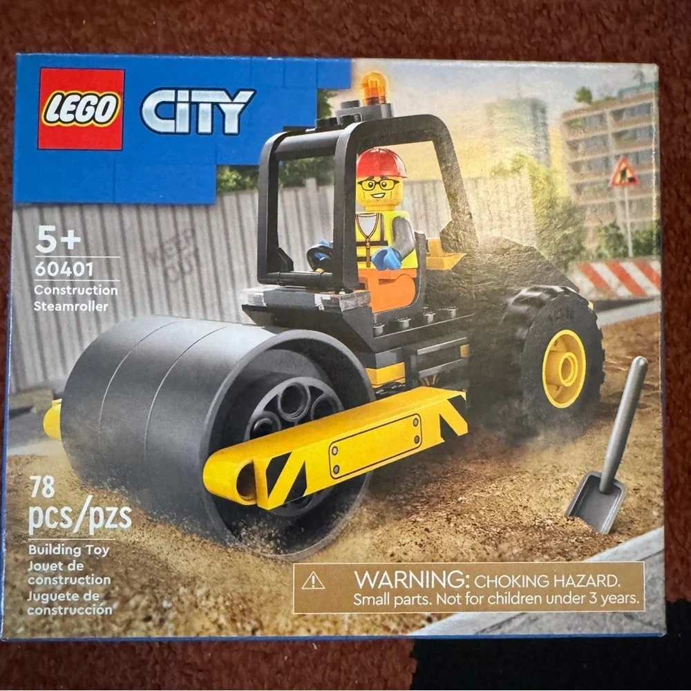 LEGO City Construction Steamroller Toy Playset